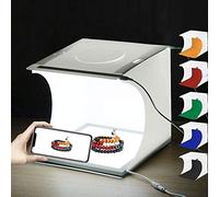 Cikiki Estudio LED plegable portátil, mini caja de equipo fotográfico pequeño con luz de fotografía,