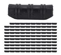 Cikonielf 100 Piezas Clip de película de Invernadero Clip de Tubo de Edificios de jardín Kit de Conector de Abrazadera de Clip de Tubo de Marco de Invernadero(22-Negro)