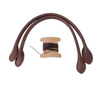 Cikonielf 2 uds., Asas para Bolsos, Correas, Correas para Bolsos de Cuero, asa, Correa para Bolso de Hombro, reemplazo para Correas de Bolsa, Accesorios de Repuesto(marrón)