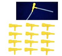 Cikonielf 20PCS Válvula de Aire de Acuario Válvulas de Control de Bomba de Aire Acuario Regulador de válvula de Interruptor de Flujo de Aire Ajustable para Accesorios de Tanque de Peces