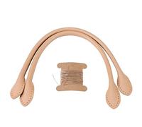 Cikonielf Correas de Repuesto para Bolso, 2 Piezas, Asas de Cuero con Correa para Hombro, Accesorios de Reemplazo, Beige