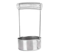 Cikonielf Limpiador de Pinceles de Acero Inoxidable con Tanque de Lavado, Soporte de Filtro, Resorte y Tamiz para Pinceles