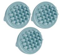 Cikonielf Masajeador De Cuero Cabelludo Para El Cabello, Cepillo Para Champú, Champú De Peluquería Universal Para Adultos, Peine Para Lavar El Cabello, 3 Piezas(Azul)