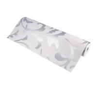 Cikonielf Papel Pintado 3D Minimalista Moderno con patrón Barroco en Rollo de Papel Pintado para Sala de Estar, Dormitorio, 95 m x 0, Color Plateado, Plata, 0.5W x 9.5L m, Barroco