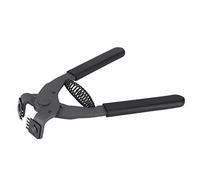 Cikonielf Perforador de Cuero de Acero al Carbono, 4mm 4 Dientes, Herramienta de Artesanía para Cinturones, Carteras, Correas de Reloj