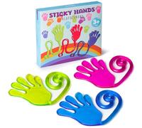 Cikyner Manos Pegajosas gigantes, 3 piezas de Manos Adhesivas para niños | Recuerdos de fiesta premium, caja de tesoros juguetes para carnaval, premios de aula, fiesta de cumpleaños, Pascua regalos