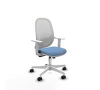 Cilanco blanca sincro malla blanca bali azul cielo brazos blancos base blanca ruedas 65mm nailon