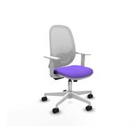 Cilanco blanca sincro malla blanca bali lila brazos blancos base blanca ruedas 65mm nailon