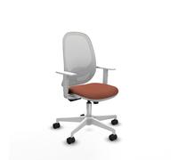 Cilanco blanca sincro malla blanca bali marrón brazos blancos base blanca ruedas 65mm nailon