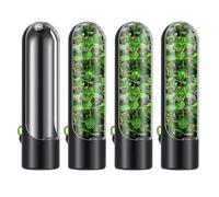 Cilantro Keeper, Organizador De Soporte De Cilantro De 4 Piezas, Contenedor De Cilantro Para Refrigerador, Contenedor De Lechuga Para Refrigerador, Dispensador De Cilantro Para Refrigerador, Contenedo
