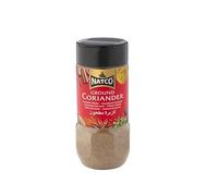 Cilantro Molido 100 g Coriandro en Polvo Aromático para Currys, Tajines, Guisos, Salsas y Marinados Especia de Semilla Molida para Cocina India, Árabe y Mediterránea