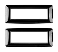 CILIA 7 módulos placa compatible con Bticino Livinglight, placas de plástico de alta calidad soporte 507 varios 11 colores (negro, 7 módulos, 2 unidades)