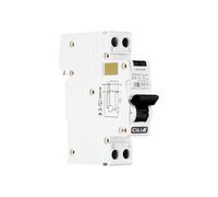 CILIA Interruptor Magnetotérmico Diferencial, RCBO, 1 Módulo, In=10A, Casquillo DIN (Universal Para Cualquier Centralita Comercial), 1P + N, 230 Vac, Tipo AC, Curva de Intervención C