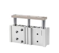 Cilindro ancho neumático con varilla guía MGPWM20/25/32/40-25-50-75-100-150-175-200(Stroke 25mm,Bore 25mm)