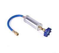 Cilindro automotriz del inyector de aceite de la CA para la recarga eficiente del aire acondicionado con la construcción de la aleación de aluminio y los manómetros claros azul rojo o amarillo (OF004
