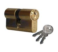 Cilindro City ISEO 40 x 40 mm latón pulido - variado V03 KCF005503-520940407V03