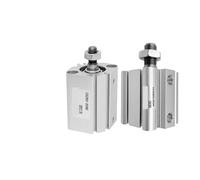 Cilindro compacto de doble efecto y vástago simple, rosca macho, diámetro interior 12-100, CQ2B CDQ2B DM DMZ, 1 unidad(CQ2B80,Stroke 20MM)