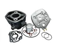 Cilindro completo de culata ø38-49cc MINARELLI HORIZONTAL refrigerado por líquido H2O AEROX NITRO F12 JOG ARK
