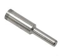 Cilindro cóncavo de broca de esmeril de 3 a 25 mm con vástago de 4 mm a 5 mm, grano 320 para dar forma y pulir cuentas de jade, ámbar, cera de abejas, turquesa y piedra suave (10 mm)