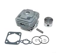 Cilindro de 40 mm para kit de pistón para Oleo-Mac 741 BC420T BCF420 440S OM43 Metal plástico fácil instalar piezas de repuesto del motor Motosierra Mantenimiento