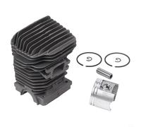 Cilindro de 42,5 mm con pistón y anillos para motosierra SL 025 023 MS250 MS230 - Juego completo de repuesto con rendimiento mejorado, compatible con OEM 1123 020 1206 1123 020 1220