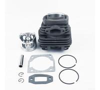 Cilindro de acero de 45 mm para el kit de montaje de pistón que incluye juntas anillos para 52cc 5200 China motosierra para repuesto de equipos eléctricos al aire libre