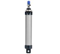 Cilindro De Aire Carrera De Una Sola Varilla Mini Cilindro De Elevación De Gas Neumático Aleación De Aluminio De Doble Efecto Reemplazo 25 Mm Diámetro 100 Mm