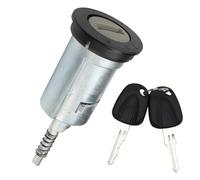 Cilindro de bloqueo del interruptor de encendido con 2 llaves 9115863, compatible con Vauxhall, Opel Corsa C, Combo C, Meriva A, Tigra B Botón de arranque del motor Cerradura de encendido