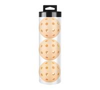 Cilindro de bola de tenis: tubo de almacenamiento transparente con tapa giratoria, soporte hermético para rebote extendido | Contenedor portátil para uso de la corte, sesiones de práctica, bolsas de r