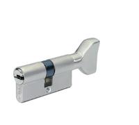 Cilindro de botón CAVERS ISEO 40 x 40 mm, latón niquelado, variado V04 KCF005504-535940409V04