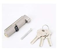 Cilindro de cerradura, Cerradura de barril aleación zinc con 3 llaves for puerta madera interior 29 mm altura 70 longitud