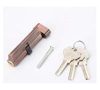 Cilindro de cerradura, Cerradura de barril aleación zinc for puerta madera interior con 3 llaves, 29 mm altura, 70 longitud