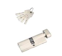 Cilindro De Cerradura Cilindro de cerradura Cerradura seguridad puerta central Interior Dormitorio Manija estar latón 5 llaves(80MMz 40 and 40MM)