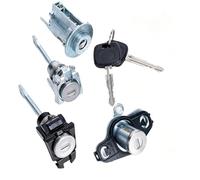 Cilindro de Cerradura de Encendido con 2 Llaves, Kit de Cilindro de Cerradura de Puerta y Maletero Compatible con Corolla y Matrix 2003-2008 6905702130