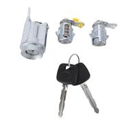 Cilindro de cerradura de interruptor de encendido con llaves Compatible con cerradura de puerta 69052-35150 Juego de repuesto delantero izquierdo derecho