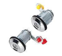 Cilindro de Cerradura de Puerta Aramox, Cilindro de Cerradura de Puerta Izquierda y Derecha con Dos Llaves Ye05506A, Accesorios de Puerta y Puerta para L200 2001-2005