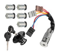 Cilindro De Cerradura Puerta Con Interruptor Barril De Encendido Con Llave Compatible Con Peugeot Para Expert 1995-2006 4162F4 4162L9 4162S1 4162PA Interruptor arranque barril