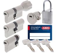 Cilindro de cierre ABUS EC660 cilindro de perfil con llave igual y tarjeta...