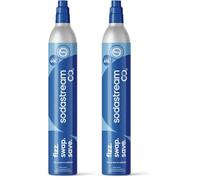 Cilindro de CO₂ de SodaStream con licencia de uso; CO₂ de uso alimentario con rosca, ideal para preparar 60 litros de agua con gas; se puede utilizar en todo tipo de máquinas gasificadoras.