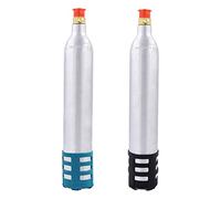 Cilindro de CO2 de 0,6 L para máquinas, color negro, azul y plateado