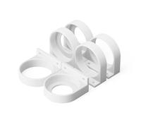 Cilindro de CO2 para soporte de montaje de máquina de agua con gas, compatible con tanques de repuesto SodaStream, diseño de dos piezas, paquete de 3