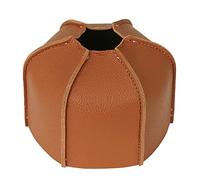 Cilindro de cuero PU funda protectora de lata de combustible, funda protectora para latas de combustible, bolsa de almacenamiento de combustible