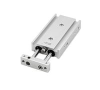 Cilindro de doble vástago CXS M 6 10 15 20 25 32 mm, tipo básico, cilindro de aire comprimido, piezas de automatización industrial(CXS-M 25 Bore Size,40 Stroke)