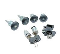 Cilindro de encendido 1C1AV22050BA compatible con Ford para TRANSIT MK6 2000-2006 interruptor de encendido de coche cerradura de puerta juego de barril 2 llaves 4359018 1C1A-V22050-BA