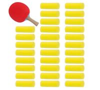 Cilindro de Esponja: Limpieza de Tenis de Mesa, Limpiador de Raquetas, Juego de esponjas de 30 Piezas | Herramienta de Limpieza Absorbente Suave con fácil Agarre, Accesorio Deportivo profesiona
