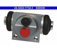 Cilindro de freno Aluminio 24.3222-1734.3 ATE para CITROËN PEUGEOT