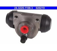 Cilindro de freno Fundición gris 24.3220-1108.3 ATE para FIAT LANCIA FORD