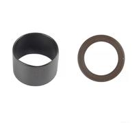 Cilindro de la bomba de vacío manga 69mm caucho negro para compresor 550W | 63,5 mm de diámetro, 24,5 mm de altura, se adapta a unidades de 550 W/600 W, diseño sin aceite, material de goma negra