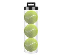 Cilindro de pelota de tenis, soporte transparente para pelota de tenis, tubo de almacenamiento transparente con tapa de sujeción, 4 bolas, contenedor organizador de pelota de tenis antideslizante