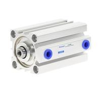 Cilindro de pistón neumático aire compacto SDA80, cilindro hembra doble efecto, diámetro tipo SDA, carrera 80mm, 5/10/20/25/30/40/50/100mm(Stroke 30mm)